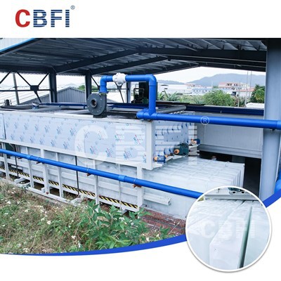 Mesin pembuat ais penyejuk langsung CBFI 15 tan ikan