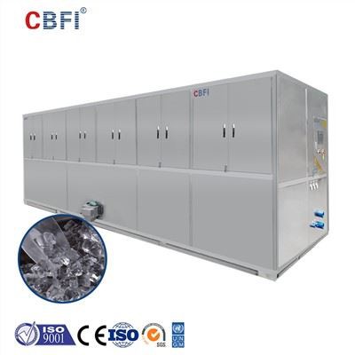 Mesin Pembuat Ais Kiub Boleh Dimakan CBFI Pengoperasian Mudah Komersial