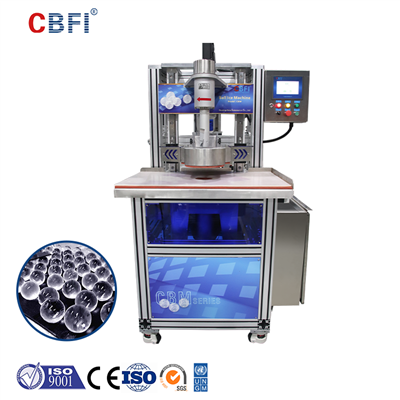 Keluli Tahan Karat Lutsinar Seluruh Sekitar Mesin Bola Ais Pembubaran Lambat Untuk Wiski